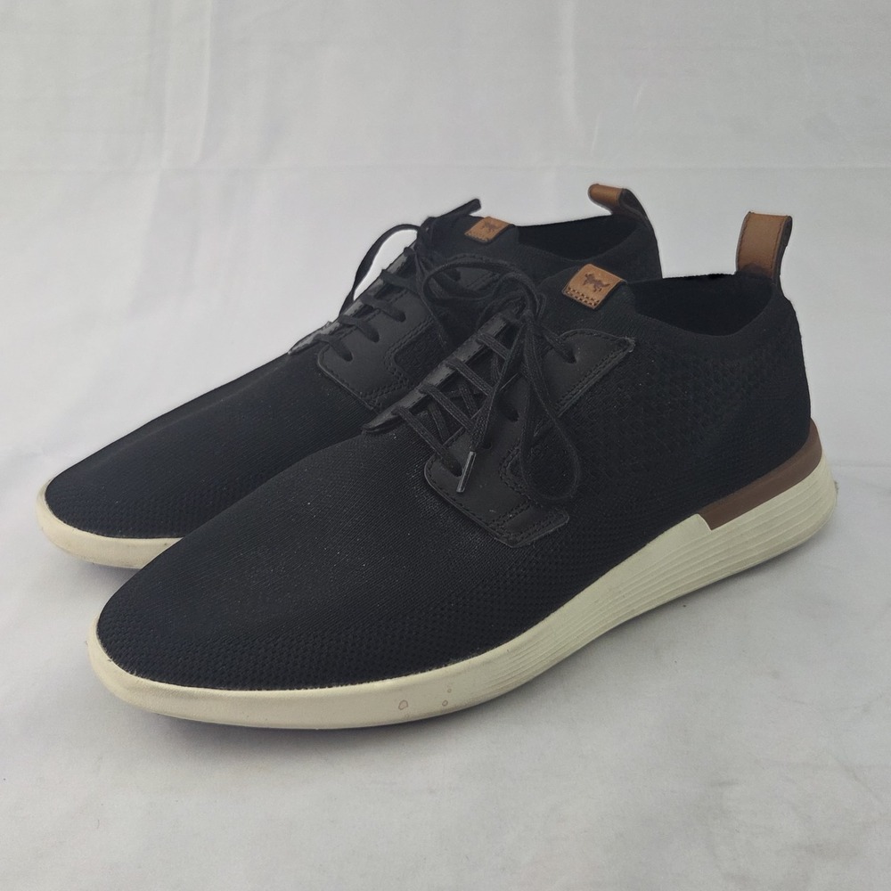 Wolf & Shepherd SwiftKnit Shoes Mens Size 11 Black Knit Lace Up Casual Sneakers